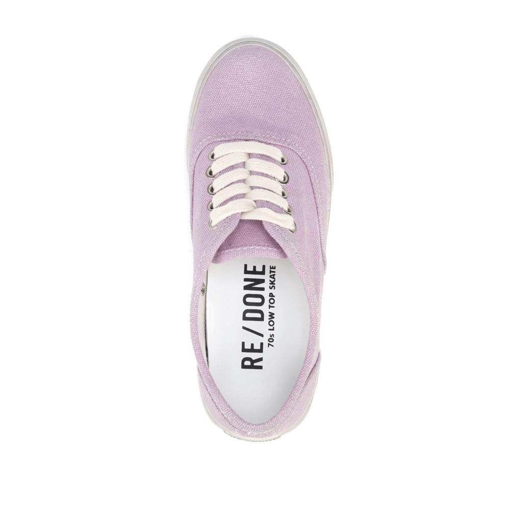 RE/DONE NIB 70s Skate Low Top Sneakers in Faded Lilac Size EU 38/US 8